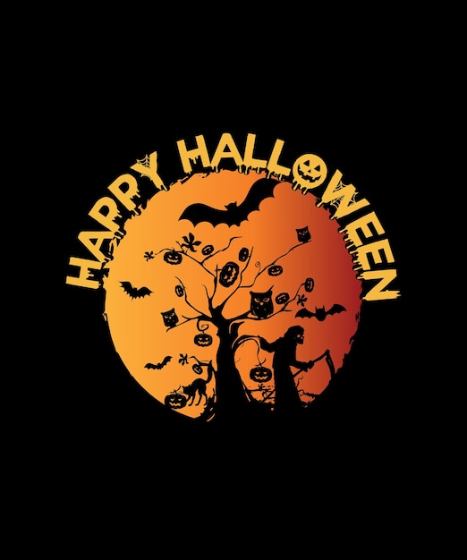 Halloween, Szczęśliwy, Przerażęnie, Halloween, Strona, Straszne, Duch, Zombie, Czaszka, Tatuaż, święta śmierć T Shirt