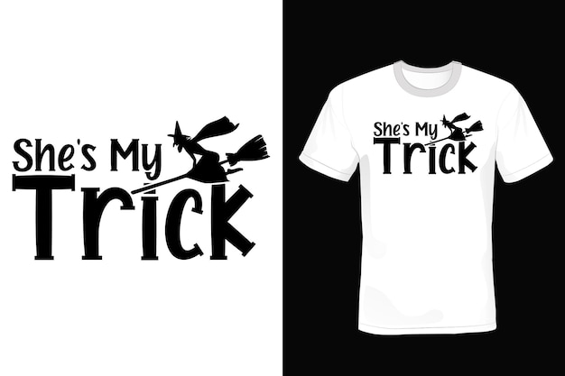 Halloween T Shirt Projekt Typografii Vintage