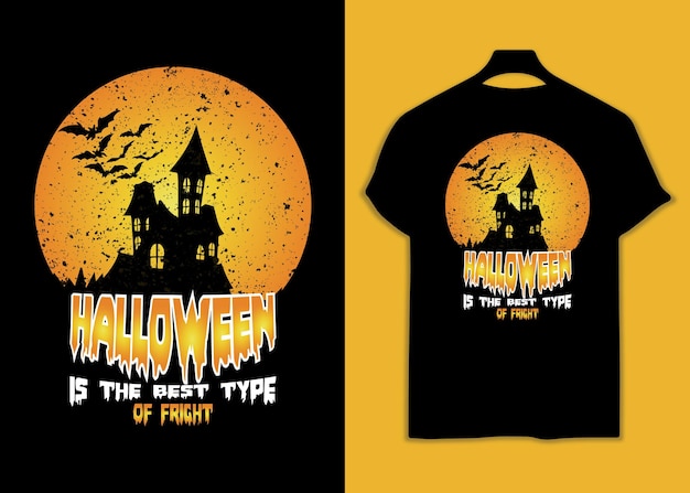 Halloween To Najlepszy Rodzaj Przerażenia Retro T-shirt Design