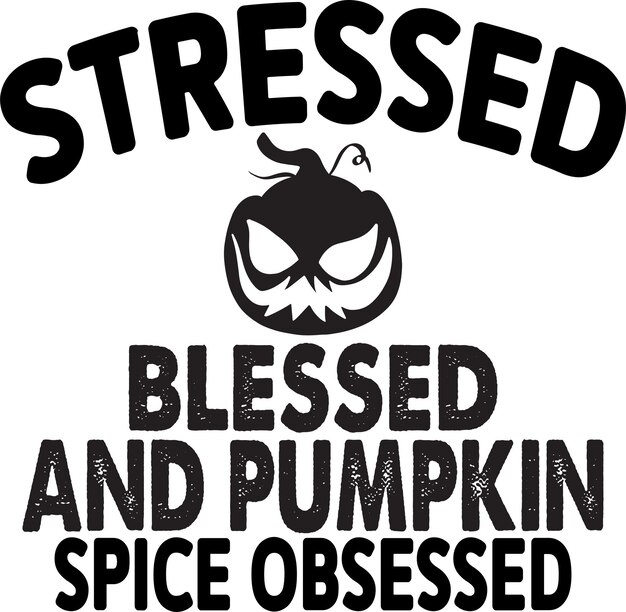 Halloween Typografia Projektowanie Drukowanie Na T shirt Kubek Banner Plakat itp