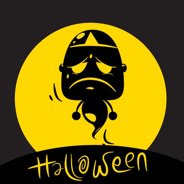 Halloweenowy tło projekt