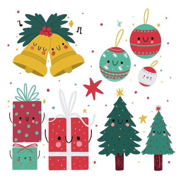 Hand wyci? Gn ?? christmas elementów kolekcji