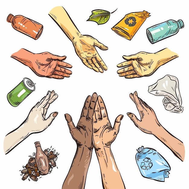 Hands_with_trash_and_recycle_sign_vector