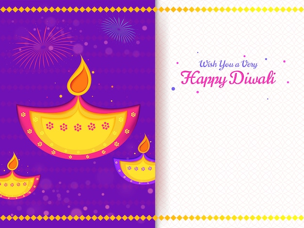 Happy Diwali Background.