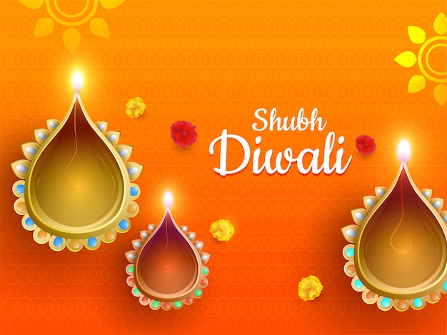 Happy Diwali Background.