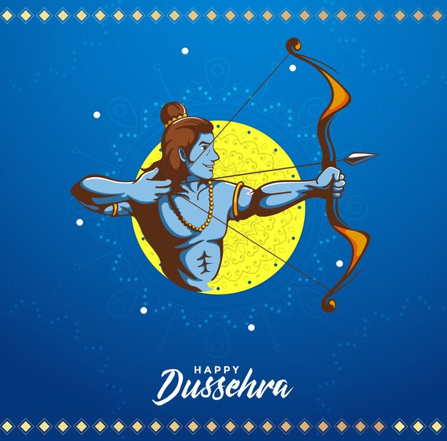 Plik wektorowy happy dussehra