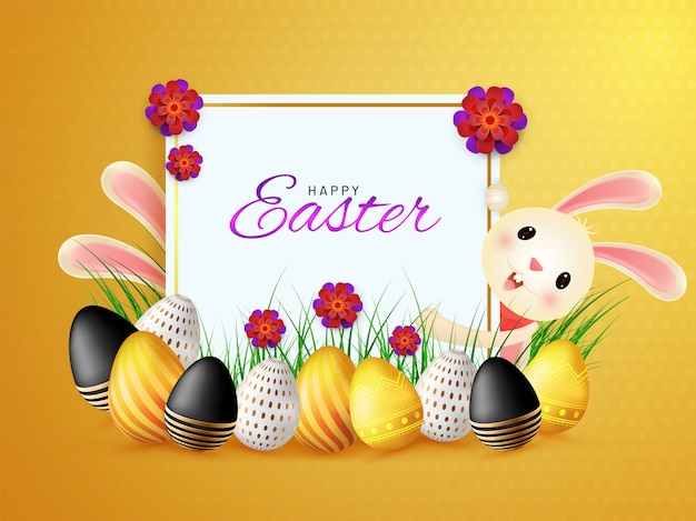 Happy Easter Background.