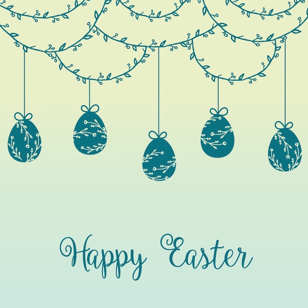 Happy Easter Day Background.