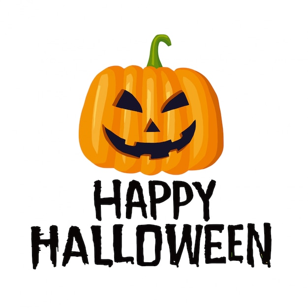 Plik wektorowy happy halloween banner tekstowy