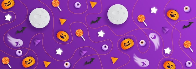 Happy Halloween Papercut Style