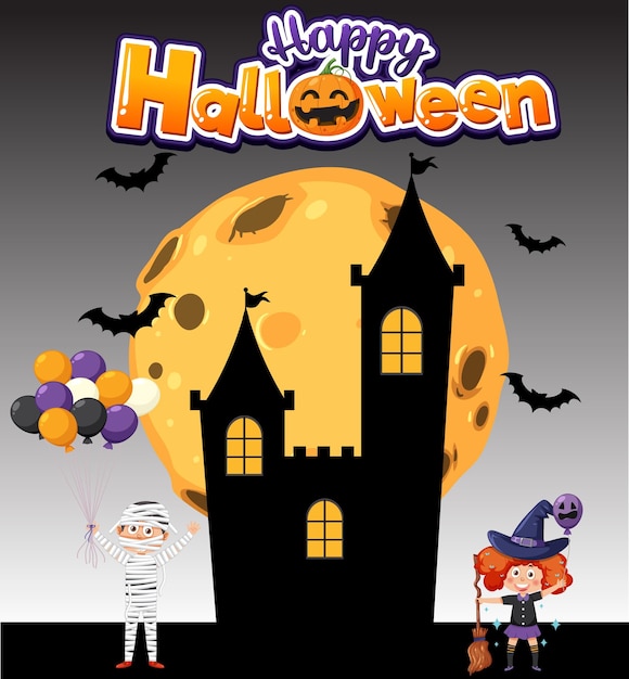 Happy Halloween Plakat Szablon