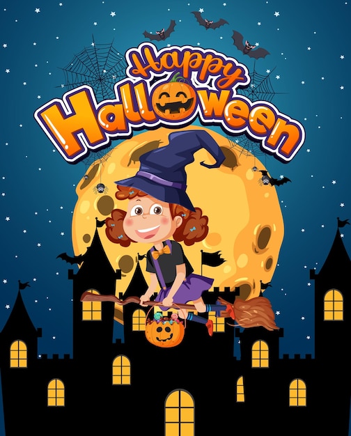 Happy Halloween Plakat Szablon