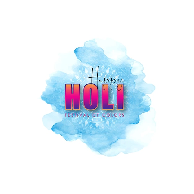 HAPPY HOLI-ABSTRAKCYJNA ILUSTRACJA HOLI.