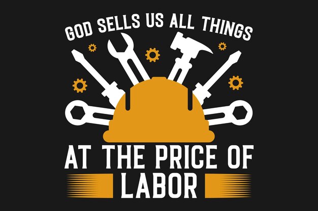 Happy Labor Day Typografia Koszulki