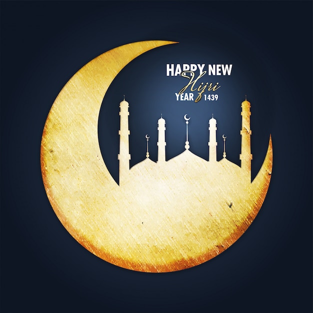 Happy New Hijri (islamic) Year Concept.