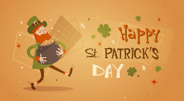 Happy Patrick Day Festival Piwo Wakacje Plakat Fest