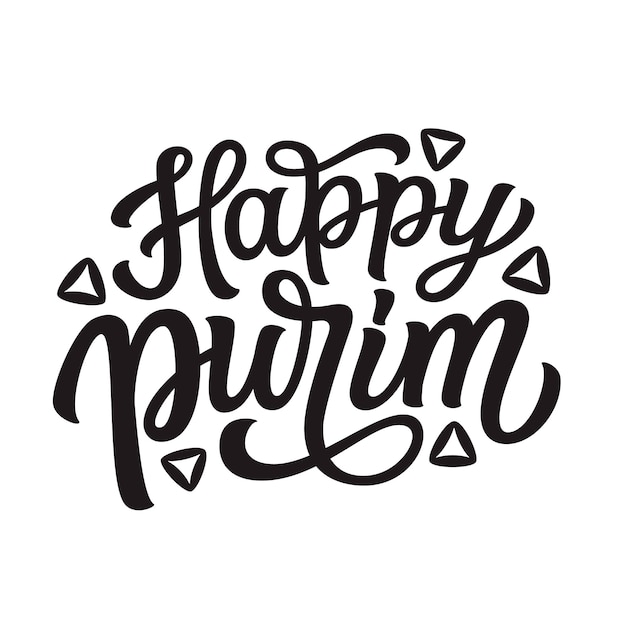 Happy Purim Hand Napis