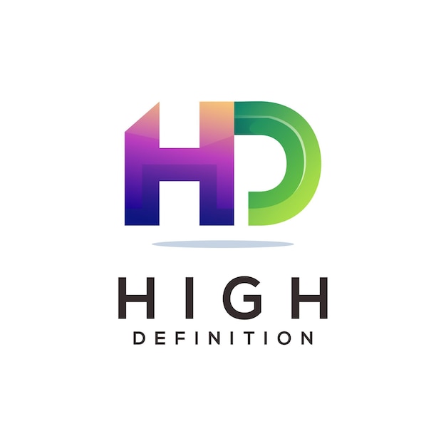 Plik wektorowy hd list logo kolorowe abstrakcyjne