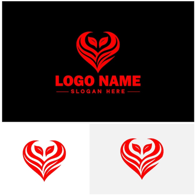 Plik wektorowy heart logo valentines day art wektorowy grafikę ikony dla zdrowia ikona wzór logo serca