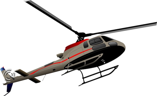 Helikopter Armii Ilustracji Wektorowych 3d