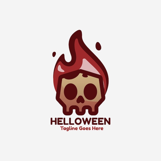 Plik wektorowy helloween logo-projekt