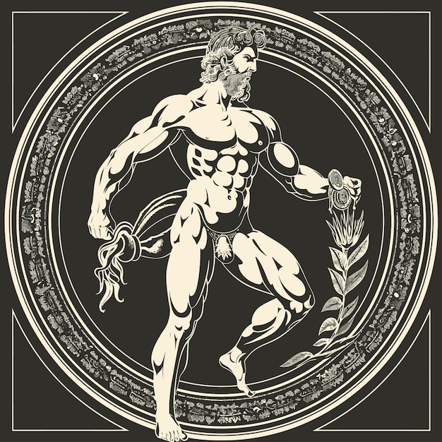 Plik wektorowy hercules_heracles_mythology_twelve_labors_vector