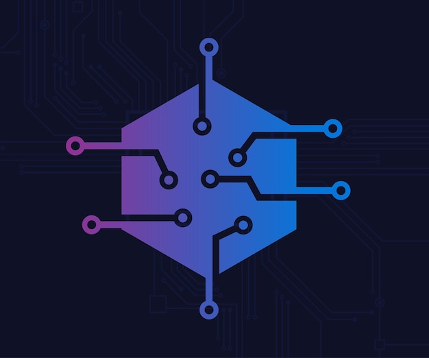 Plik wektorowy hexagon technology logo wektor ikona kreatywny i profesjonalny nowoczesny