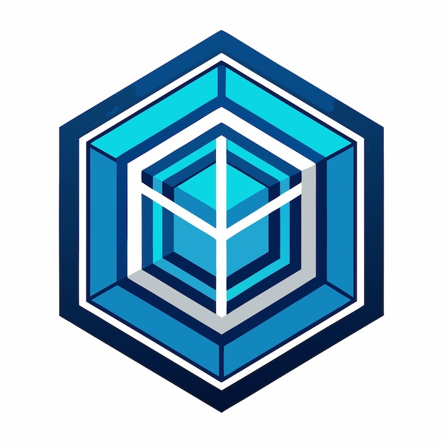 HexaTech Sleek Vector Logo Design z elementami technologii Hexagon