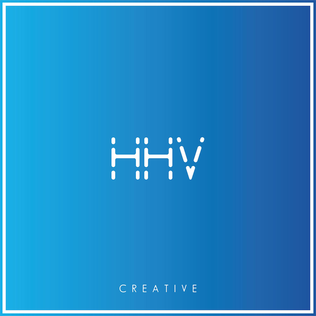 Plik wektorowy hhv premium vector latter logo design creative logo wektor ilustracja logo kreatywny monogram