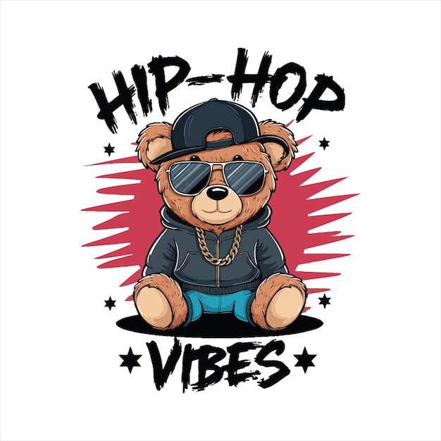 Hip-hop Teddy Bear Vibes