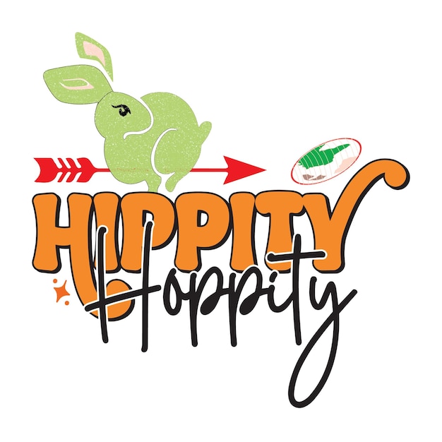 Plik wektorowy hippity hoppity design