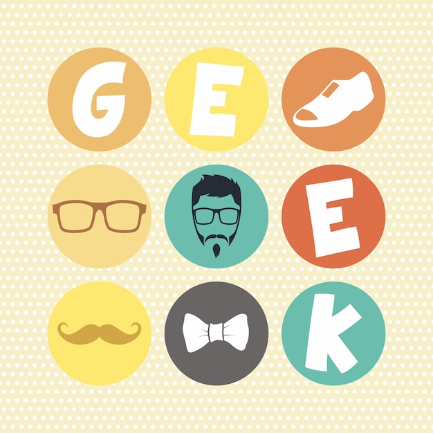 Hipster Retro Geek