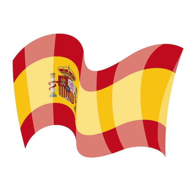 Plik wektorowy hiszpańska flaga
