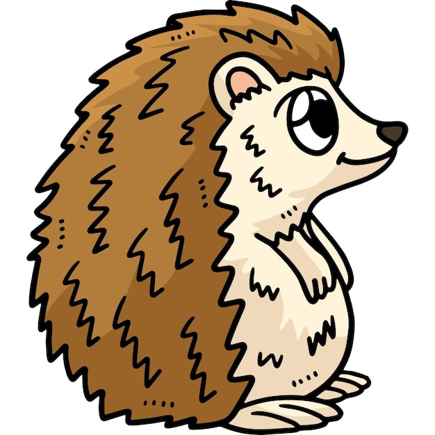 Plik wektorowy hoglet kreskówka kolorowy ilustracja clipart