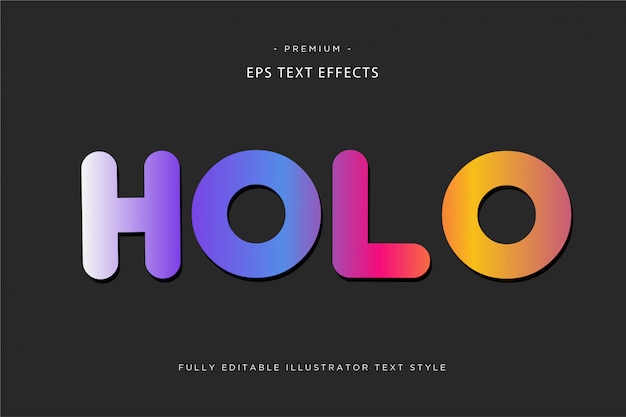 Holo Kolorowy Efekt 3d Ext