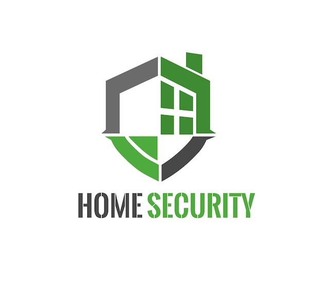 Home Security Logo Branding Identity Szablon Projektu Wektorów Korporacyjnych