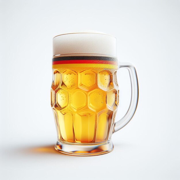 Plik wektorowy hoppy glass pint mug of beer ilustracja wektorowa wyizolowana na białej ikonie emoji tapeta ale draft