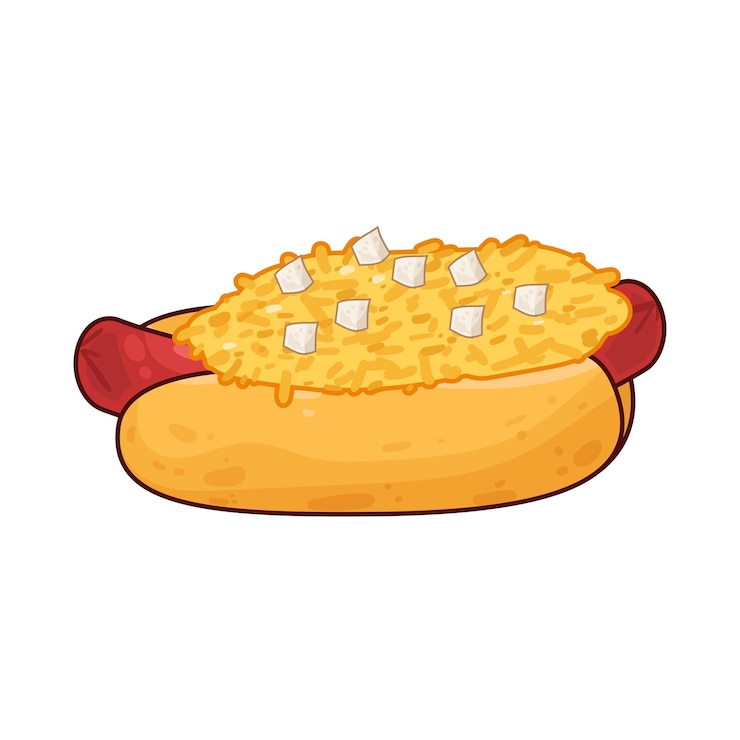 Wektor hotdog.