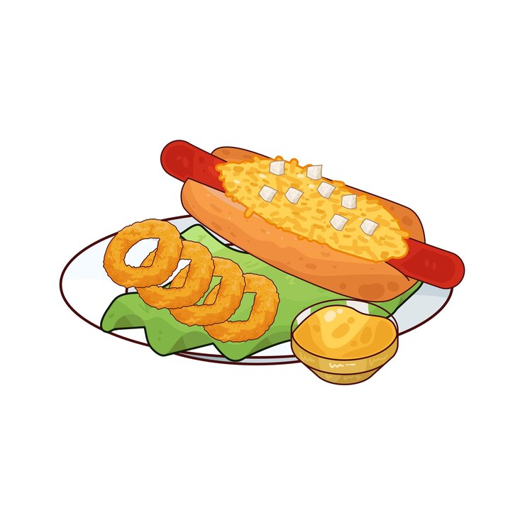 Wektor hotdog.