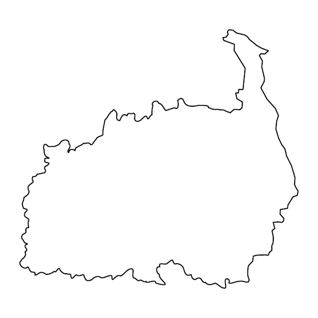 Hrabstwo Polva Mapa Państwowego Podziału Administracyjnego Estonii Ilustracji Wektorowych