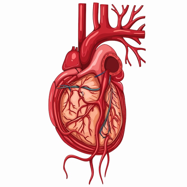 Plik wektorowy human_anatomy_the_aorta_brzuszna