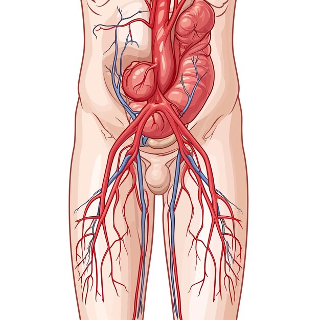 Plik wektorowy human_anatomy_the_aorta_brzuszna