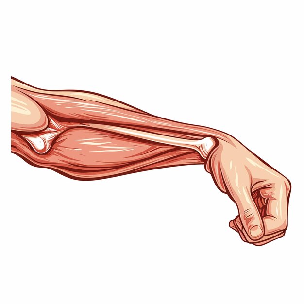 Plik wektorowy human_elbow_vector_ilustracja