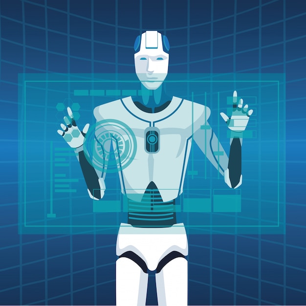 Humanoidalny awatar robota