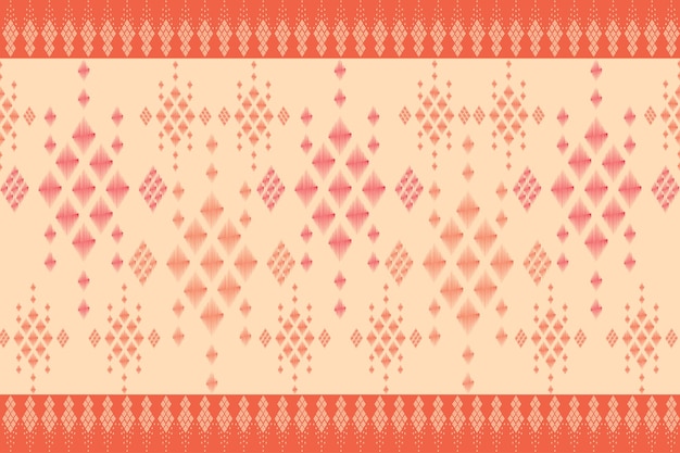 Plik wektorowy ikat aztec motyw geometryczny tekstylny bezszwowy wzór ornament vector native american indian thai