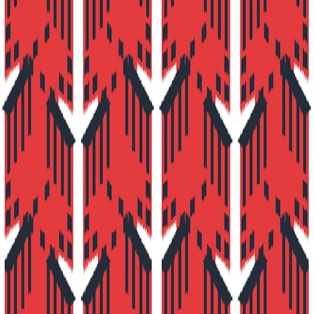 Ikat Seamless Pattern Design