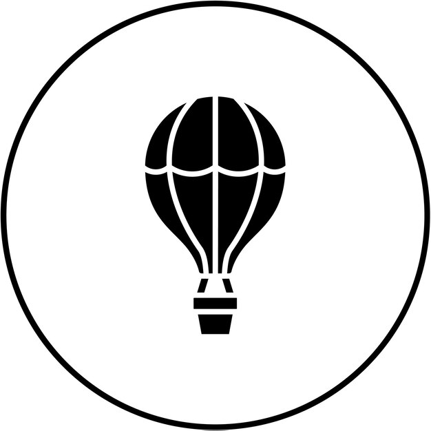 Ikona balonu gorącego powietrza