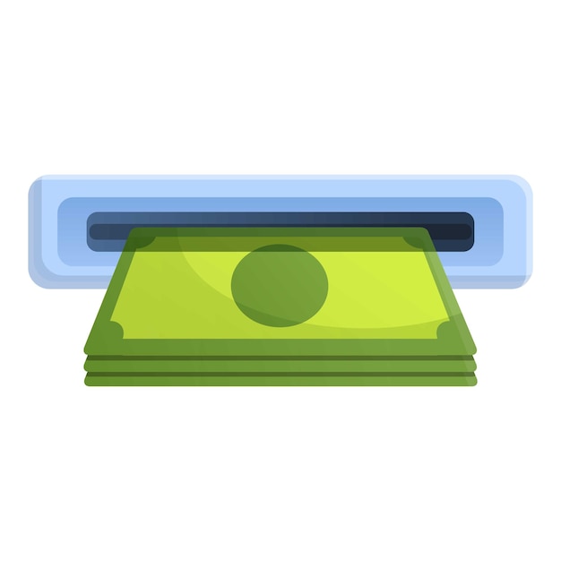 Ikona bankomatu gotówkowego Wektorowa ikona bankomatów gotówkowych dla projektowania stron internetowych izolowana na białym tle