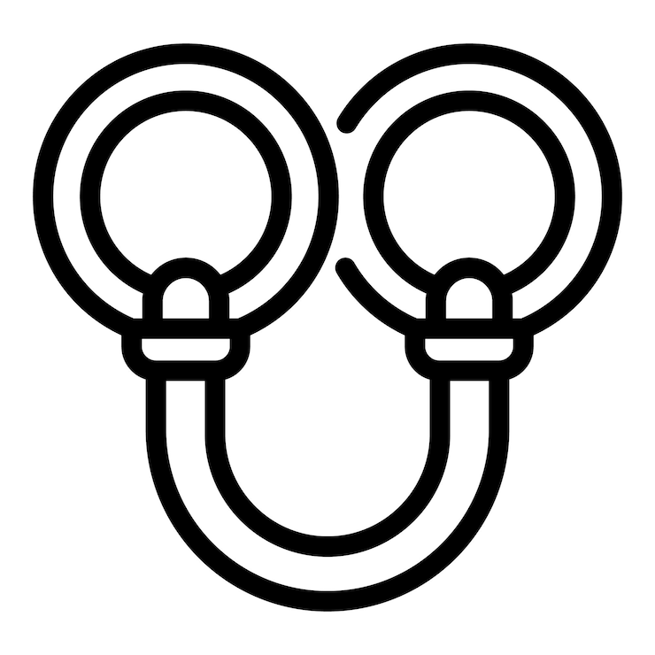 Wektor ikona bezpieczeństwa organu zarys ikony wektora bezpieczeństwa organu do projektowania stron internetowych izolowany na białym tle