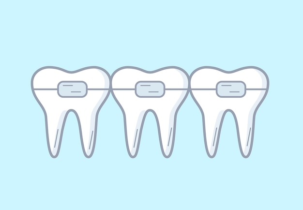 Plik wektorowy ikona broszur dentystycznych ilustracja wektorowa opieki dentystycznej szkic zębów